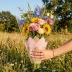 Конус прозрачный с рисунком Сюрприз мокко розовый размер 35*40см уп 50шт