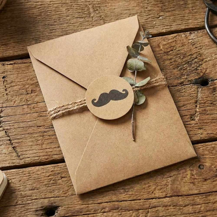 Наклейки крафт Атрибуты шпиона D-2,5см уп 60шт