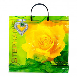 Пакет с пластмассовыми ручками 36*40см Stephanie 10шт