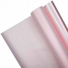Пленка в рулоне Мерцание пастельно-розовая размер 49см*4,6м 150мкм