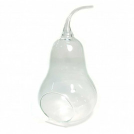 Подсвечник стекло Груша размер H-21,5см D-13см  