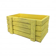 Ящик декоративный желтый размер 28*15*13см