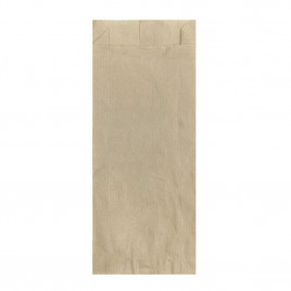 Пакет бумажный крафт под столовые приборы 40г/м2 размер 20*8*2см уп 10шт