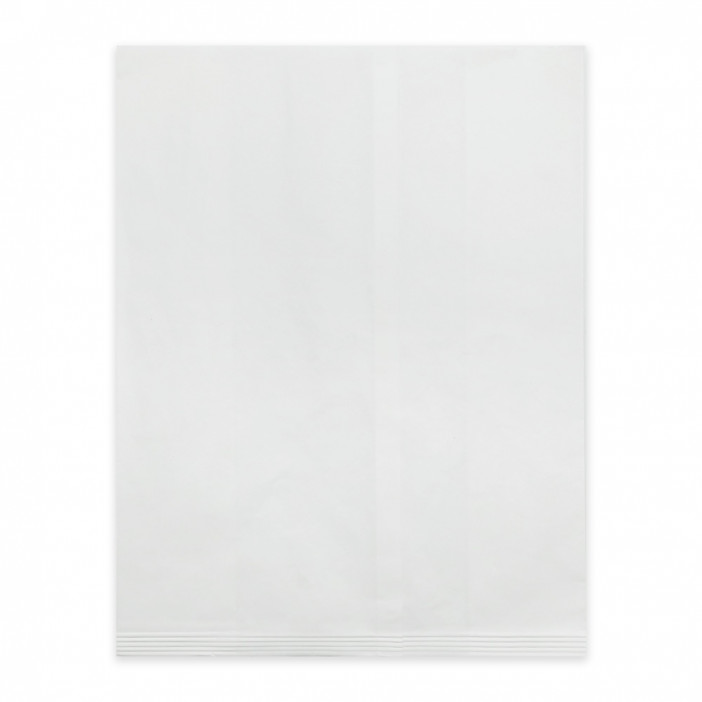 Пакет бумажный белый с ламинацией с плоским дном 40г/м2 размер 28,5*20*8,5см уп 10шт