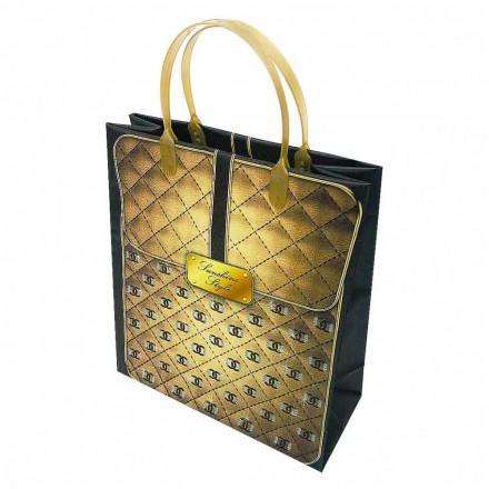Пакет сумка размер 23*26см &quot;Sunshine Style&quot; золотой