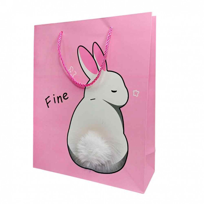 Пакет ЛЮКС Пушистик размер 26*32*12см