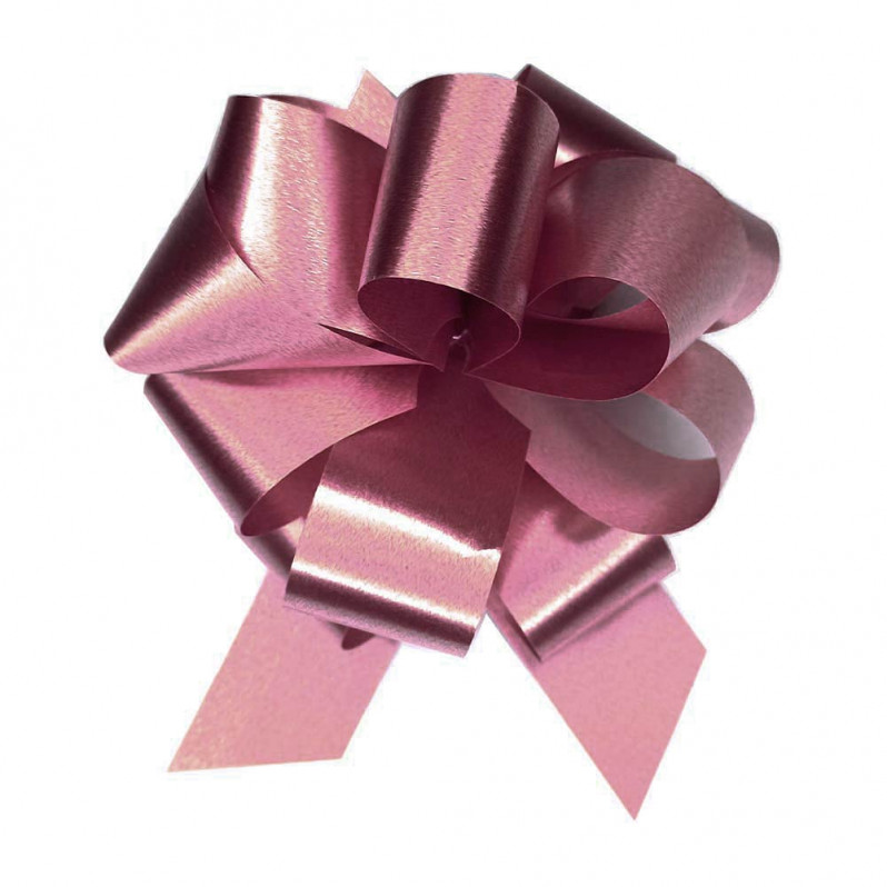 Бант-шар однотонный бордовый размер 30*127мм