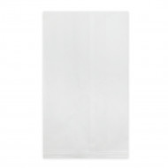 Пакет бумажный белый с ламинацией с плоским дном 40г/м2 размер 34*20*10см уп 10шт