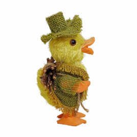 Утенок плетеный соломенный Н-20см