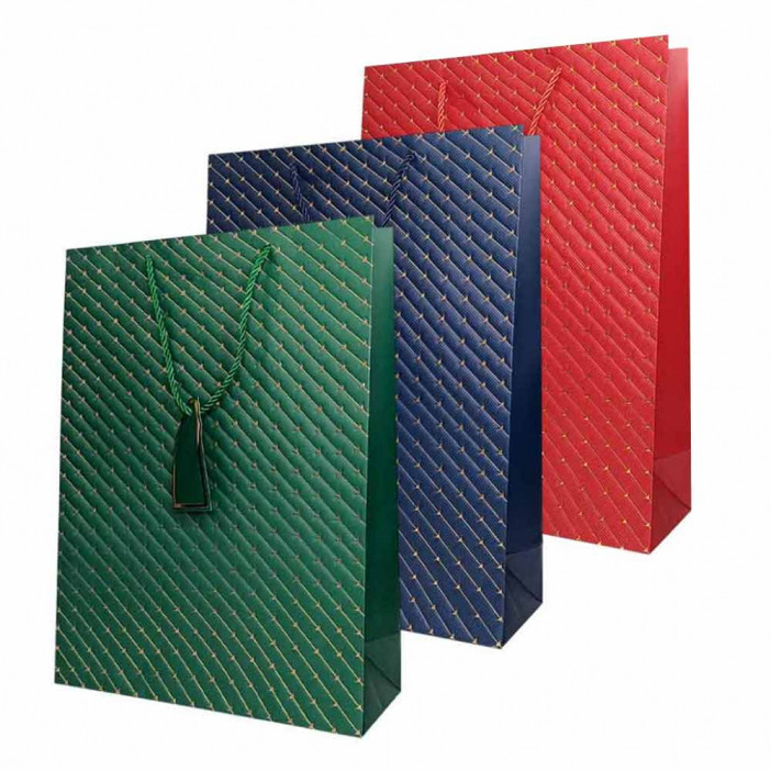 Пакет ЛЮКС Стрелки с золотым тиснением размер 31*42*12см