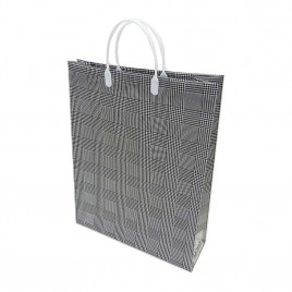 Пакет сумка размер 32*40см Черная клетка