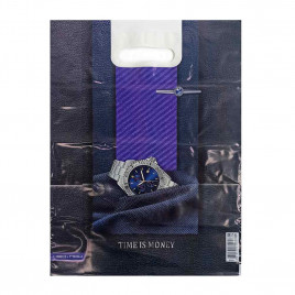 Пакет с вырубной ручкой Время 31*40см 60мкм 50шт