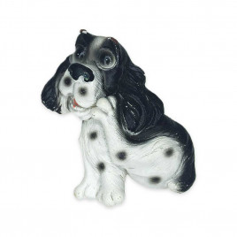 Магнит Собака черная H-7см