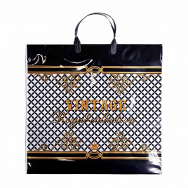 Пакет с пластмассовыми ручками 36*40см Винтаж роял 10шт