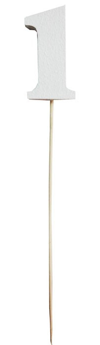 Топпер Цифра пенопласт h-31см