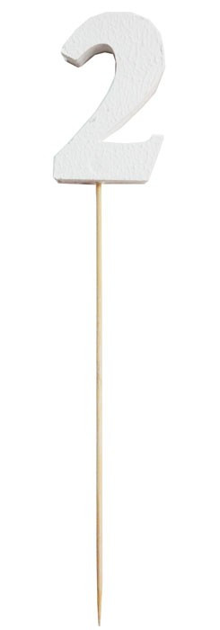 Топпер Цифра пенопласт h-31см