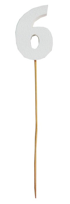 Топпер Цифра пенопласт h-31см