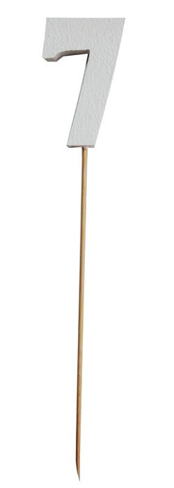 Топпер Цифра пенопласт h-31см