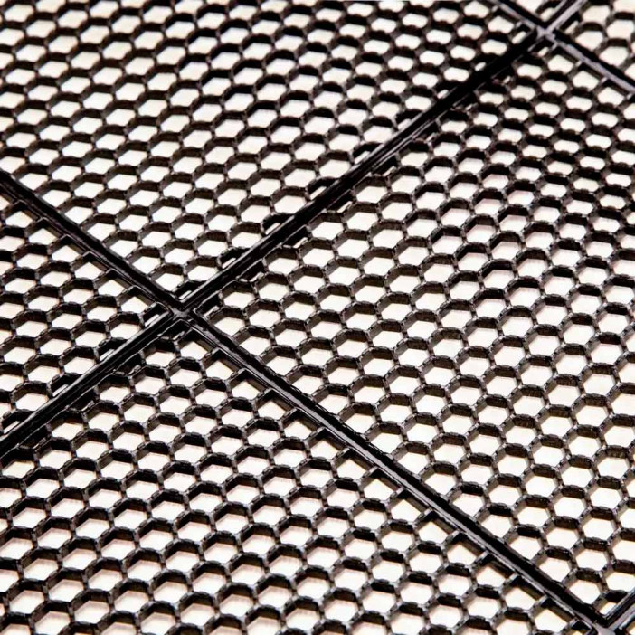 Коврик-дорожка Sunstep Ячейка 0,9*12м черный