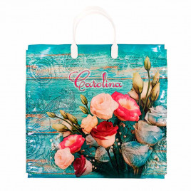 Пакет с пластмассовыми ручками 36*40см Каролина 10шт