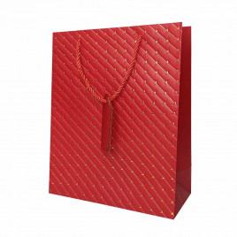 Пакет ЛЮКС Стрелки с золотым тиснением размер 26*32*12см