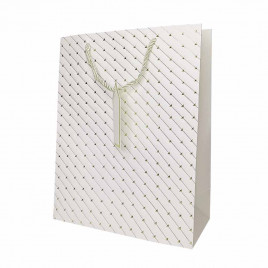 Пакет ЛЮКС Стрелки с золотым тиснением размер 26*32*12см