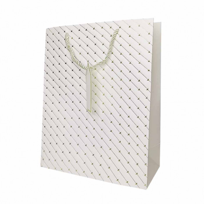 Пакет ЛЮКС Стрелки с золотым тиснением размер 26*32*12см