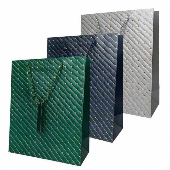 Пакет ЛЮКС Стрелки с золотым тиснением размер 26*32*12см