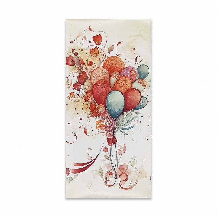 Конверт для денег Воздушные шары 8*16,5см арт 465