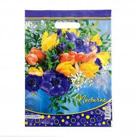 Пакет с вырубной ручкой Ноктюрн 31*40см 60мкм 50шт