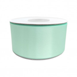 Лента атласная светлый аквамарин размер 4см*23м