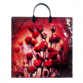 Пакет с пластмассовыми ручками 36*40см Roses dreams 10шт