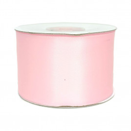 Лента атласная пудрово-розовая размер 5см*23м