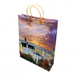 Пакет сумка размер 32*40см Белый замок