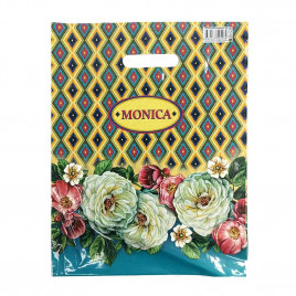 Пакет с вырубной ручкой Моника 31*40см 60мкм 50шт