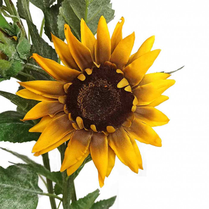 Подсолнухи в кашпо H-122см