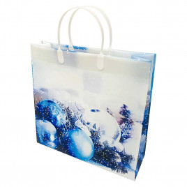 Пакет сумка размер 30*30см Елочные шары