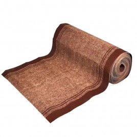 Коврик-дорожка влаговпитывающий Холл 0,9*15м коричневый