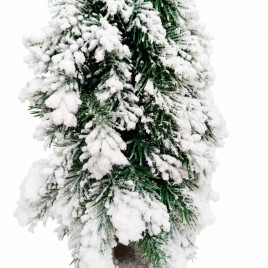 Ель заснеженная на пенечке Н-35см