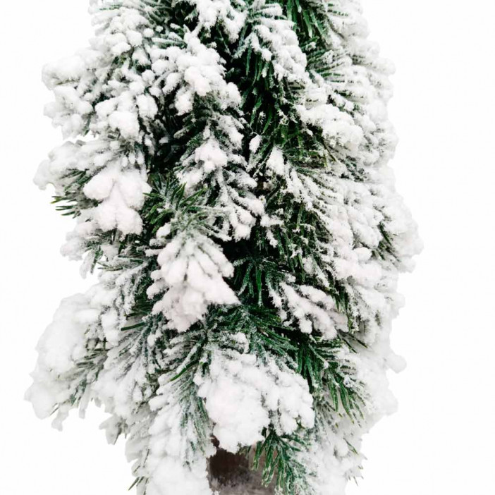 Ель заснеженная на пенечке Н-35см