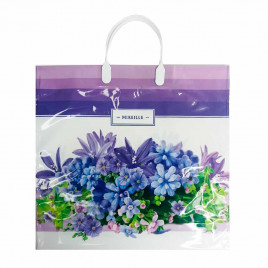 Пакет с пластмассовыми ручками 36*40см Mireille 10шт