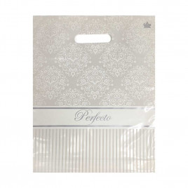 Пакет с вырубной ручкой Perfecto Нежность светлый 30*37см 95мкм 50шт