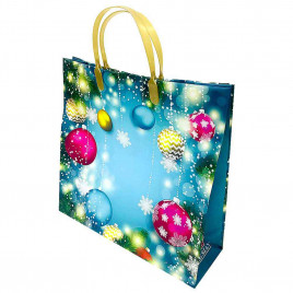 Пакет сумка размер 30*30см Разноцветные шары