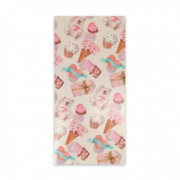 Конверт для денег Сладости 8*16,5см арт 339