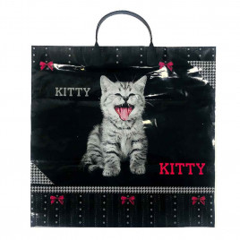 Пакет с пластмассовыми ручками 36*40см Kitty 10шт