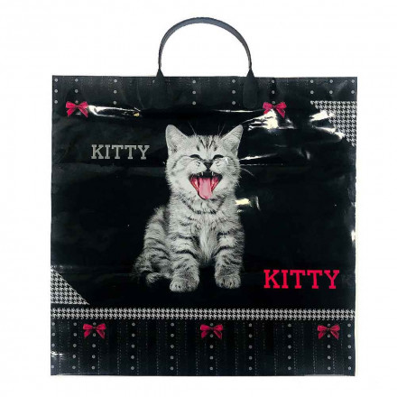 Пакет с пластмассовыми ручками Kitty