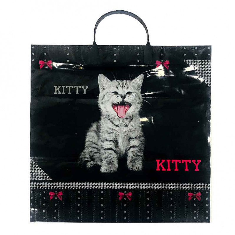 Пакет с пластмассовыми ручками Kitty