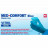 Перчатки витрил Med-Comfort голубые 50 пар S