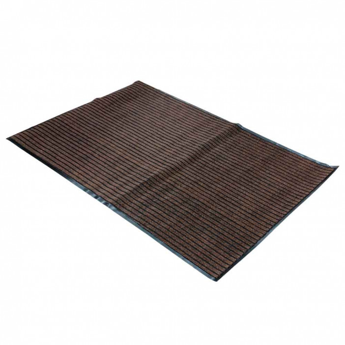 Коврик влаговпитывающий ребристый Барьер 90*150см коричневый