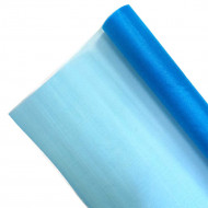 Органза-СНЕГ в рулоне ярко-голубая размер 70см*9м